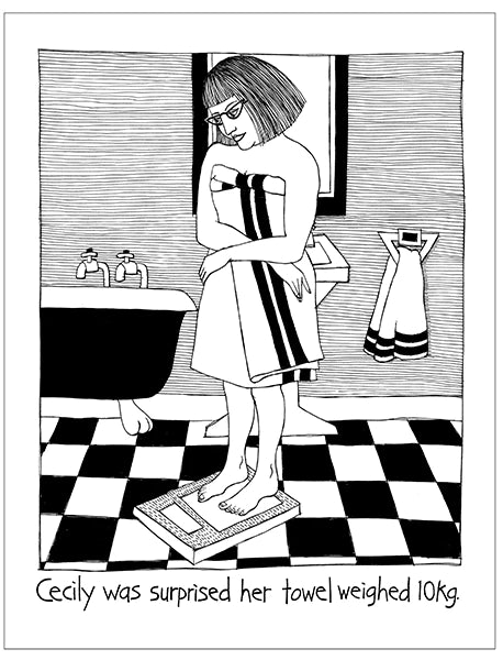 CECILY TEA TOWEL - 10kg Towel CE306