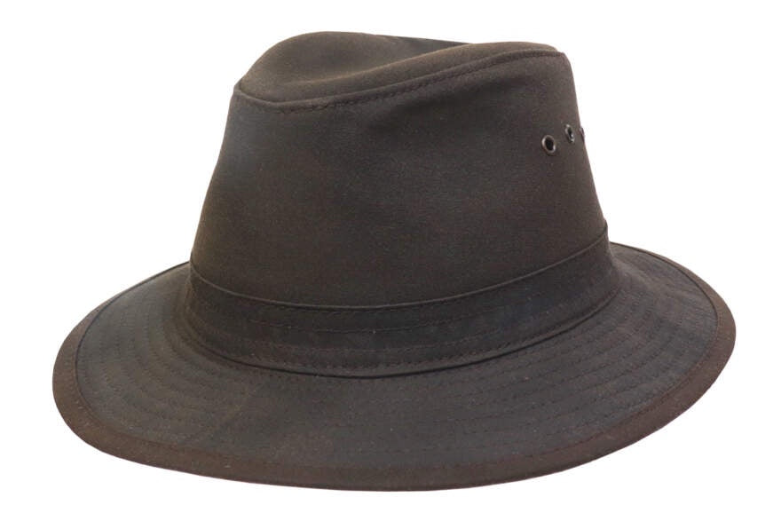 Hills Hats "The Milford" Oilskin Trilby #350