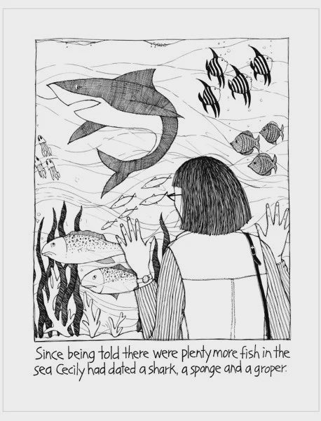 Cecily Tea Towel - More Fish in the Sea CE272