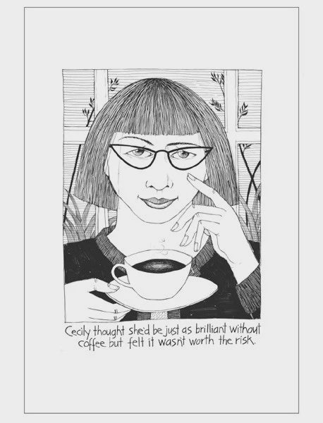 Cecily Tea Towel - Coffee Brilliance CE248