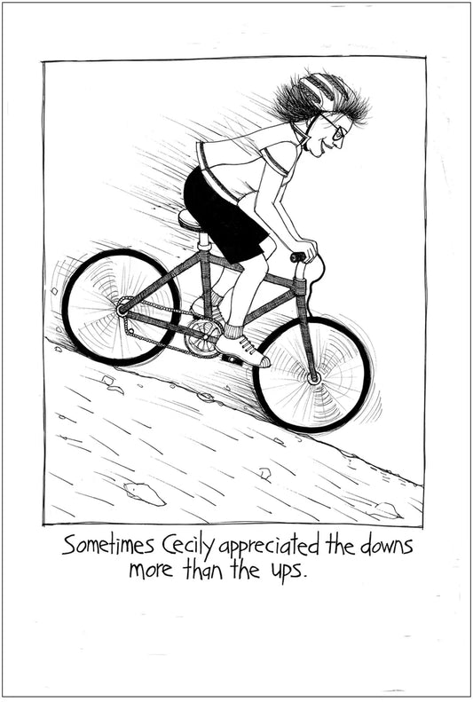 Cecily Tea Towel - Downs than ups CE332
