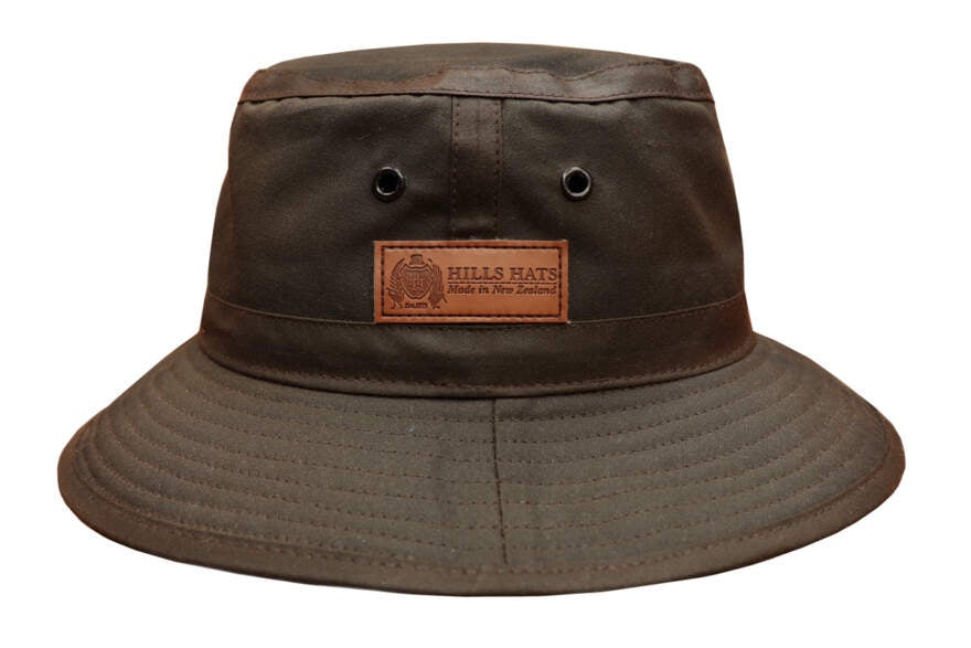Hills Hats "The Haast" Oilskin Bucket Hat #: 248