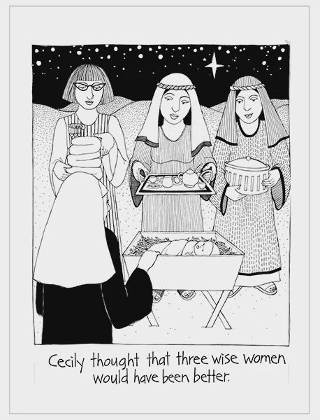 Cecily Tea Towel - Three Wise Women CE297