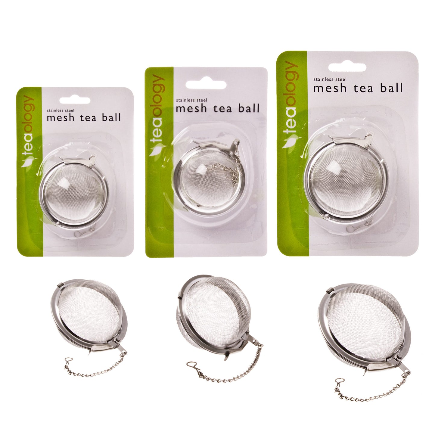 Teaology Tea Ball – Stainless Steel Mesh 4.5cm to 6.5cm