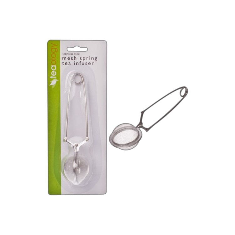 Spring Infuser Teaology Stainless Steel Oval Spring Tea Infuser 3352 – Daily Ritual