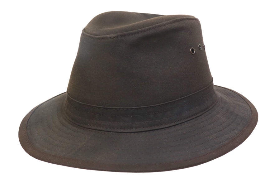 Hills Hats "The Milford" Oilskin Trilby  #350