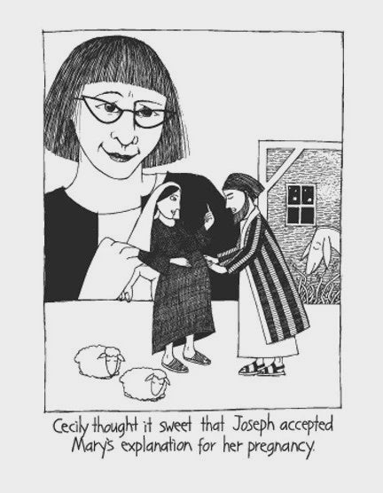 Cecily Tea Towel Mary's Explanation CE230